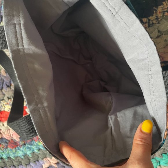 80's Print Cotton Tote bag - Picture 3 of 5